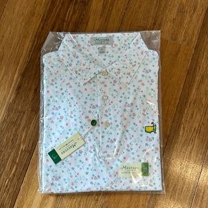 2025 NEW Masters Peter Millar Caddie Design Performance Golf Polo Shirt Augusta